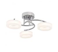 Lampara plafon metal color blanco serie tokio 45cm