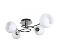 Lampara plafon metal color cromo serie umbria 63.8cm