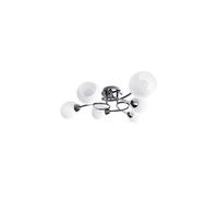 Lampara plafon metal color cromo serie umbria 69cm