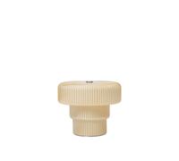 Ferm Living Lámpara de mesa portátil Ripple 10 cm Oat
