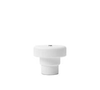 Ferm Living Lámpara de mesa portátil Ripple 10 cm White