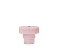 Ferm Living Lámpara de mesa portátil Ripple 10 cm Pale rose