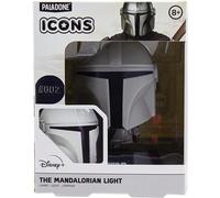 Lampara Quitamiedos Paladone Star Wars The Mandalorian Icon con LUZ 12Cm Pilas AAA PP7960MAN