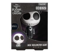 Lampara Quitamiedos Paladone The Nightmare Before Christmas Jack Skellington Icon con LUZ 12Cm Pilas AAA PP12505NBC