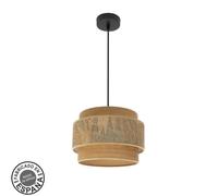 Abrila Samoa Negro/Camel - Colgante Moderno 1Xe27 30 Cm