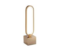 Lampara sobremesa aluminio color dorado serie 10cm