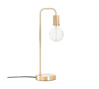 Lámpara sobremesa de metal dorado h46 15 cm