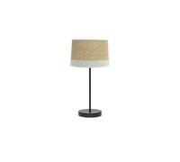 Lampara sobremesa metal color blanco serie tietar 22cm