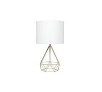 Lampara sobremesa metal color dorado serie abrantes 32cm