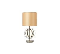 Lampara sobremesa metal color dorado serie alfena 23cm