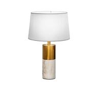 Lampara sobremesa metal color dorado serie lucian 38cm