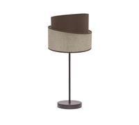 Abrila Hara Marrón / Marrón - Lámpara Sobremesa Moderno 1Xe14 18 Cm