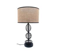 Lampara sobremesa metal color negro serie fionn 32cm 32 cm