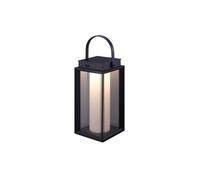 Lampara sobremesa metal color negro serie kayla 16cm