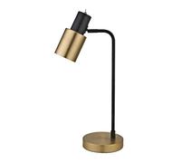 Lampara sobremesa metal color negro serie maena 22cm
