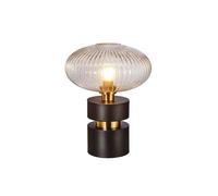 Lampara sobremesa metal color negro serie norma 30cm