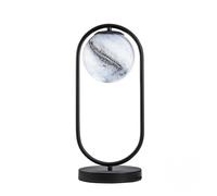 Lampara sobremesa metal color negro serie palestra 20cm