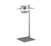 Lampara sobremesa metal color niquel serie fanton 12cm