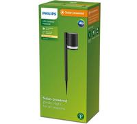 Lámpara solar decorativa, Philips Fyce, poste , lámpara de jardín con pincho