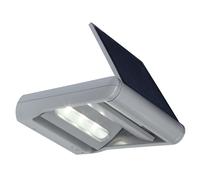 Lámpara Solar LED 12W de Pared para Exterior Sensor Crepuscular Blanco Neutro