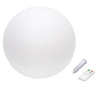 Lámpara solar LED de 30 cm, RGB, 7 colores, con control remoto, IP66