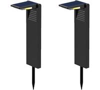 Lámpara solar LED, luz blanca fría, pack de 2 unidades, 41 cm de altura, marca LUMISKY, modelo OSTRY