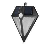 Lámpara Solar LED Sensor Movimiento PIR Crepuscular Exterior Foco Terraza Jardín