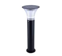 Lámpara solar Luz de poste Luz de poste de jardín al aire libre Lámpara de columna de bolardo de césped Luz de estaca de carretera impermeable IP65 Lámpara de camino de aluminio Iluminación de
