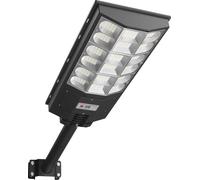 Lámpara solar para exteriores de 12000W, con 900000 lúmenes, ideal para iluminación de estacionamientos comerciales, desde el anochecer hasta el amanecer. Lámpara de seguridad LED con sensor de movimi
