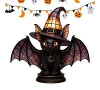 Lámpara Sombrero Para Halloween Figura Gótica Acrílica Alimentada Por USB