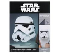 Paladone Lámpara Stormtrooper 19 cm – Máscara LED, USB o pilas – Oficial Disney