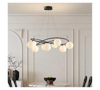 Lámparas Colgantes LED Modernas de Lujo, candelabros creativos de Cristal Negro y Dorado para el hogar, Villas y restaurantes (2026).