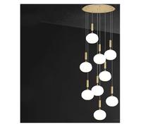 Lámparas Colgantes Modernas para Comedor, iluminación Interior, lámpara de Techo, lámpara Colgante, candelabros LED para Sala de Estar (9 Cabezales, Control Remoto).