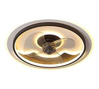 Lámparas de Diseño Elegante Y Seguro, Ventilador de Techo con Luz, Ventilador de Techo Ajustable de 3 Velocidades, Lámpara de Araña Led de 59 W para Muebles de Sala de Estar Y Dormitorio.