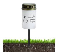 Lámparas De Iluminación Para Tumbas De Cementerio Decoraciones LED En | Lámpara De Efecto Vela Jardín, Cementerio, Enterramiento, Sendero, Patio,
