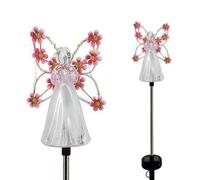 Lámparas de jardín solares Angel Luces de ángel solares decorativas