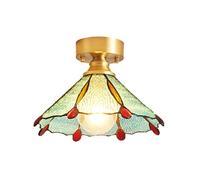 Lámparas de Pasillo, Lámpara de Techo para Entrada, Lámpara de Techo de Cristal, Luces de Balcón, Lámpara de Techo Semiempotrada de Latón, Lámpara de Techo Moderna de Montaje Cerca Del Techo/Mi