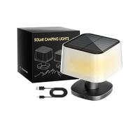 Lámparas solares de mesa para exteriores, 3 modos de iluminación, lámparas | Luces LED recargables para patio al aire libre, jardín, patio, césped, balcón, porche, camping, hogar, cocina, baño