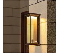 Lámparas Solares de Pared para Exteriores, Sencillas, Impermeables, Creativas, para Balcón, Pasillo, Patio, Villa, Puerta de Hotel, Luminarias (Solar H42Cm)/Solar H42Cm