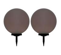 Lámparas Solares Esféricas De Exterior 2 Uds Led Rgb 50 Cm Vidaxl