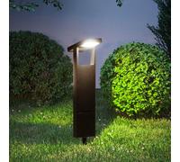 Lámparas solares para jardín, set de 2 unidades LUMISKY BRITY, LED blanco cálido, impermeables IP65, 16,2 x 2,8 x 49 cm