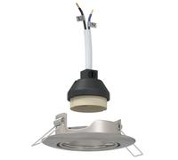 Lámparas vidaXL Set de 24 Plata Aluminio 9 cm Luces LED Empotradas