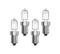 Lamptobe 4X Bombilla para Horno E14 42W - Resistente a 500°C Bombilla Horno E14 Blanco Cálido 2700K Regulable para Philips, Neff, AEG, Smeg, Zanussi y Bosch Hornos, Microondas, Lámparas de Sal