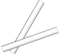 LAMXD Rodillos de arcilla acrílica ultra suaves huecos, de material sólido, rodillo de arcilla de tubo de material sólido, manualidades, herramienta de arcilla polimérica (acrílico hueco)