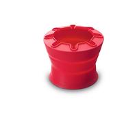 LAMY 1231402 Aquaplus 543 - Vaso de agua plegable con bandeja para pinceles en color rojo, ideal para clases escolares
