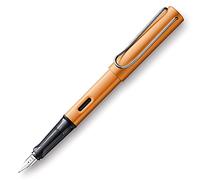 Lamy 1833451 AL-star 27 - Pluma estilográfica de aluminio en color bronce con mango transparente y muelle de acero, grosor del muelle EF