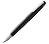 Lamy 2000 black pluma - elegante con cuerpo de policarbonato robusto - plumín de oro de 14 quilates parcialmente platinado - tamaño del plumín F