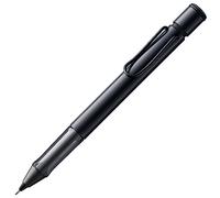 Lamy AL-star black - Portaminas con mango transparente, ergonómico y cuerpo de aluminio ligero - incluye recambio M 41 de línea fina 0,5 mm y punta de borrador