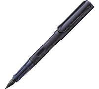 Lamy AL-star dark dusk - Pluma estilográfica con empuñadura ergonómica y plumín de acero pulido en tamaño EF - cuerpo de aluminio ligero - incluye cartucho T 10 azul - Diestro