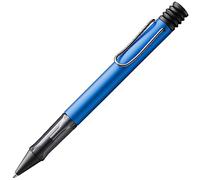 Lamy Bolígrafo AL-star oceanblue — agarre transparente, trazo M, aluminio, recambio M 16 negro